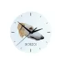 Borzoi, Russian Hunting Sighthound, Russian Wolfhound - geometric wall clock with a picture and the brand name Art-Dog