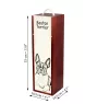 Terrier de Boston, Boston Terrier - boîte à vin avec chien, boîte à alcool avec graphisme, boîte cadeau personnalisée de la marque Art-Dog