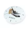 Borzoi, Russian Hunting Sighthound, Russian Wolfhound - geometric wall clock with a picture and the brand name Art-Dog