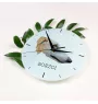 Borzoi, Russian Hunting Sighthound, Russian Wolfhound - geometric wall clock with a picture and the brand name Art-Dog