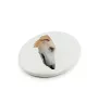 Borzoi, Russian Hunting Sighthound, Russian Wolfhound - a plate with a geometric design and the brand name Art-Dog