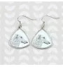 Barzoi, Levrier De Chasse Russe, Lévrier russe - boucles d'oreilles avec chien, boucles d'oreilles pendantes avec photo, bijoux personnalisés avec impression de la marque Art-Dog