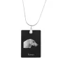 Borzoi, Russian Hunting Sighthound, Russian Wolfhound - Crystal pendant with dog, silver necklace with photo, personalised pendant by Art-Dog brand