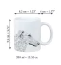 Barsoi, Russischer Jagdwindhund, Barzaia - Tasse mit Hund, fröhliche Tasse für Hundeliebhaber, personalisiertes Geschenk der Marke Art-Dog