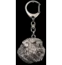 Bouvier des Flandres - Porte-clés argenté avec chien, décoration de sac à main, pendentif de sac à dos par la marque Art-Dog