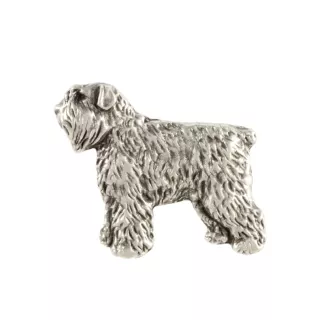Bouvier des Flandres, Flanders Cattle Dog - Dog necklace, silver-plated pendant for the dog lover, subtle jewellery by Art-Dog