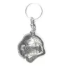 Bouvier des Flandres, Flanders Cattle Dog - Silver-plated dog pendant, handbag decoration, backpack pendant by Art-Dog brand
