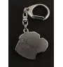 Boxer, Deutscher Boxer III - Versilberter Schlüsselanhänger mit Hund, Handtaschen-Dekoration, Rucksack-Anhänger der Marke Art-Dog