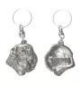 Bouvier des Flandres - Pendentif argenté avec un chien dans une boîte décorative, décoration de sac à main, pendentif de sac à dos par la marque Art-Dog