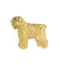 Bouvier pin pozłocony w pudełku Art-Dog