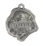 Bouvier des Flandres, Flanders Cattle Dog - Necklace with dog, silver-plated pendant for dog fan, unique jewelry by Art-Dog brand