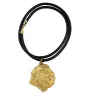 Flandrischer Treibhund, Bouvier des Flandres - Hundehalsband, vergoldeter Anhänger für Hundefans, einzigartiger Schmuck der Marke Art-Dog
