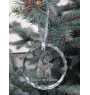 Bouvier des Flandres - boule de Noël en cristal avec une photo, photo de chien dans le cristal, décoration personnalisée pour sapin de Noël de la marque Art-Dog
