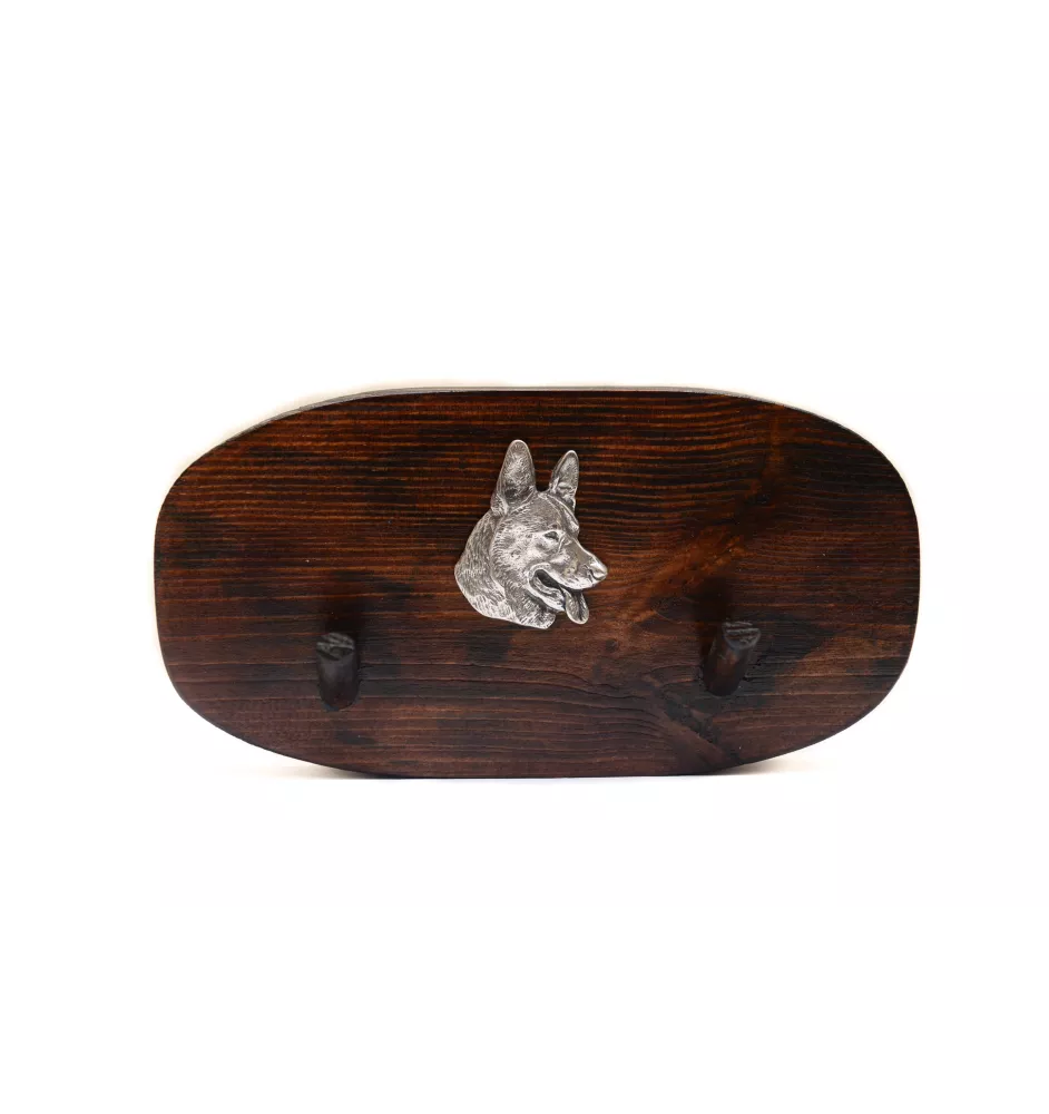 Bouvier des Flandres, Flanders Cattle Dog - accessory rack, dog medal rack, key hooks by Art-Dog