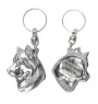 Boxer I - Pendentif argenté avec un chien dans une boîte décorative, décoration de sac à main, pendentif de sac à dos par la marque Art-Dog