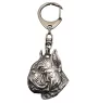 Boxer, German Boxer II - Silver-plated key ring with a dog in a gift box, handbag decoration, backpack pendant by Art-Dog brand
