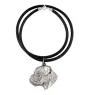 Boxer, German Boxer III - Necklace with dog, silver-plated pendant for dog fan, unique jewelry by Art-Dog brand