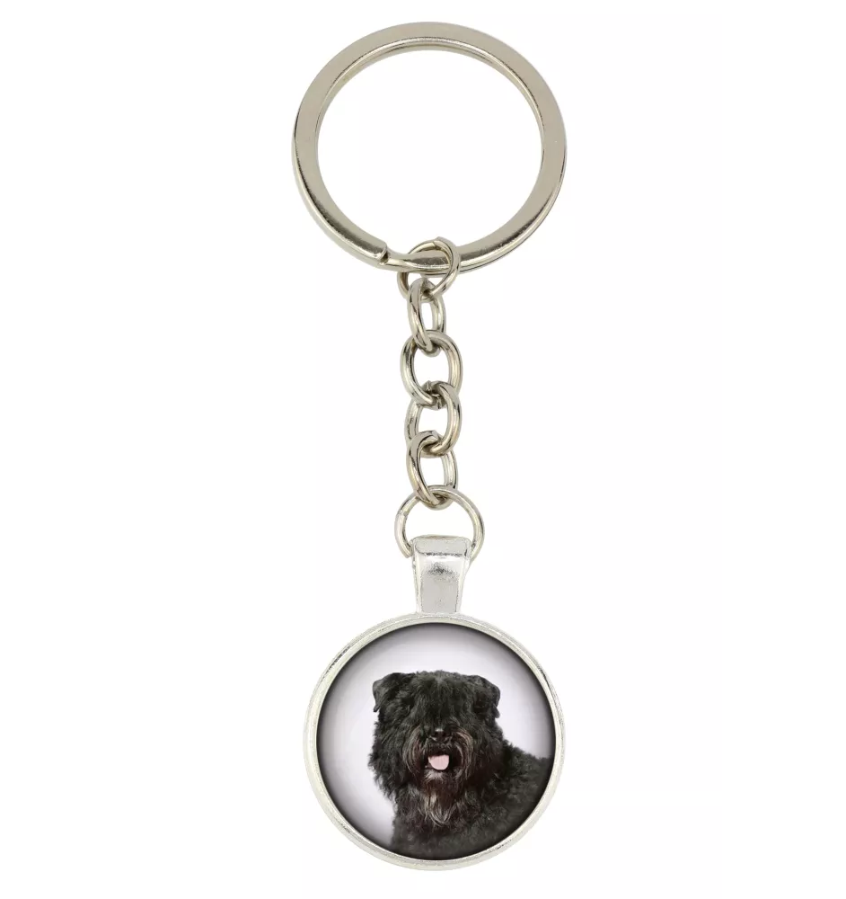 Bouvier des Flandres - porte-clés avec votre photo, accessoire pour clés, breloque pour sac de la marque Art-Dog