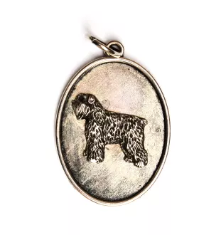 Bouvier des Flandres - collier avec chien, pendentif pour maman de chien, bijoux uniques de la marque Art-Dog