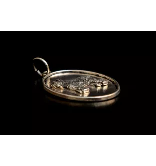 Bouvier des Flandres, Flanders Cattle Dog - necklace with a dog, pendant for a dog mom, unique jewelry from the Art-Dog brand