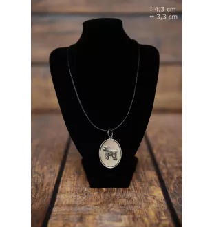 Bouvier des Flandres, Flanders Cattle Dog - necklace with a dog, pendant for a dog mom, unique jewelry from the Art-Dog brand