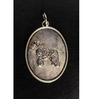 Bouvier des Flandres - collier avec chien, pendentif pour maman de chien, bijoux uniques de la marque Art-Dog