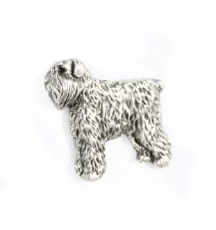 Flandrischer Treibhund, Bouvier des Flandres - Halskette mit Hund, Anhänger für Hundemama, einzigartiger Schmuck der Marke Art-Dog