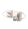 Flandrischer Treibhund, Bouvier des Flandres - Tasse mit Hund, entzückende Tasse mit herzförmigem Henkel, universelles Geschenk der Marke Art-Dog