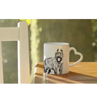 Bouvier kubek z psem good morning serce Art-Dog