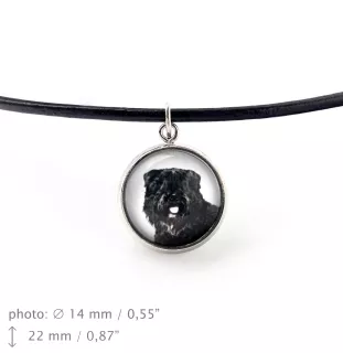 Bouvier des Flandres - collier pendentif avec votre photo, fait main, bijoux de la marque Art-Dog