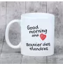 Bouvier des Flandres, Flanders Cattle Dog - cup with a dog, cup with a photo, personalized gift from the Art-Dog brand