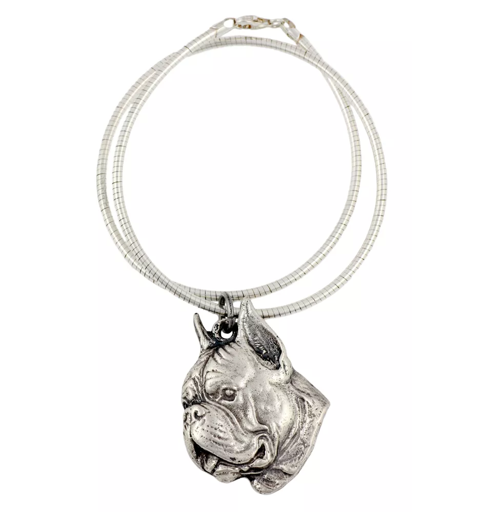 Boxer II - Collier pour chien, bijoux uniques pour les fans de chiens, pendentif vipère unique de la marque Art-Dog