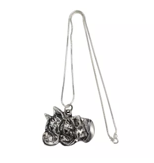 Boxer, Deutscher Boxer IV - Hundehalsband, einzigartiger Schmuck für den Hundefan, einzigartiger Kreuzotter-Anhänger der Marke Art-Dog