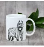 Flandrischer Treibhund, Bouvier des Flandres - Tasse mit Hund, fröhliche Tasse für Hundeliebhaber, personalisiertes Geschenk der Marke Art-Dog