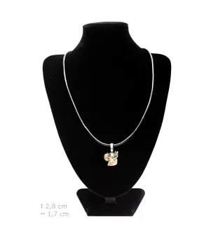 Boxer, Deutscher Boxer I - Hundehalsband, versilberter Anhänger für den Hundeliebhaber, dezenter Schmuck von Art-Dog