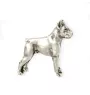 Boxer II - Collier pour chien, pendentif plaqué argent pour l'amoureux des chiens, bijoux subtils par Art-Dog