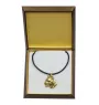 Boxer, German Boxer I - Dog necklace in gift box, gold-plated pendant for dog fan, striking jewellery by Art-Dog