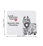 Bouvier des Flandres, Flanders Cattle Dog - mouse pad with print, personalized dog-themed mouse pad, unique gadget for an office worker by Art-Dog brand