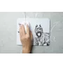 Bouvier des Flandres, Flanders Cattle Dog - mouse pad with print, personalized dog-themed mouse pad, unique gadget for an office worker by Art-Dog brand