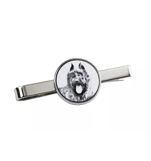 Flandrischer Treibhund, Bouvier des Flandres - Krawattenklammer mit Hund, personalisierter Krawattenclip, einzigartiges Geschenk für Männer von der Marke Art-Dog