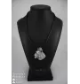 Boxer I - Collier de chien dans une boîte cadeau, médaillon argenté pour fan de chien, pendentif remarquable de la marque Art-Dog
