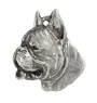 Boxer, German Boxer I - Dog necklace in gift box, silver-plated locket for dog fan, striking pendant by Art-Dog brand
