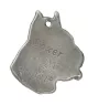 Boxer I - Collier de chien dans une boîte cadeau, médaillon argenté pour fan de chien, pendentif remarquable de la marque Art-Dog