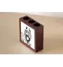 Bouvier des Flandres, Flanders Cattle Dog - pen holder with a dog, desk organizer with a print, personalized desk decoration from the Art-Dog brand.