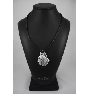 Boxer, German Boxer II - Dog necklace in gift box, silver-plated locket for dog fan, striking pendant by Art-Dog brand