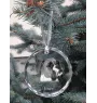 Boxer, German Boxer I - crystal bauble with a photo, dog photo in crystal, personalized Christmas tree ornament by Art-Dog brand