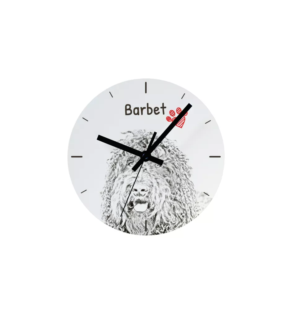 Bouvier des Flandres - horloge murale avec chien, horloge de table avec impression, décoration personnalisée de la maison de la marque Art-Dog