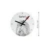 Flandrischer Treibhund, Bouvier des Flandres - Wanduhr mit Hund, Regal Uhr mit Druck, personalisierte Hausdekoration von Art-Dog.