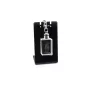 Bouvier des Flandres, Flanders Cattle Dog - Crystal key ring with dog photo, illuminated key ring, unique gift by Art-Dog brand