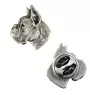 Boxer, German Boxer I - Dog brooch in a gift box, elegant pin, lapel pin for Art-Dog brand jacket
